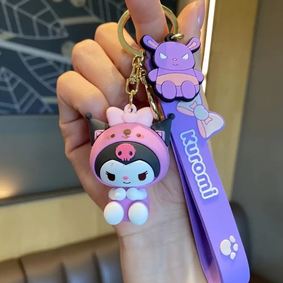 Hello Kitty Accessories - Kuromi Keychain